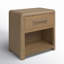 Tricia 1-Drawer Rubberwood Nightstand