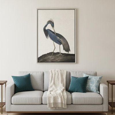 Impression sur toile encadrée «Great Heron II»