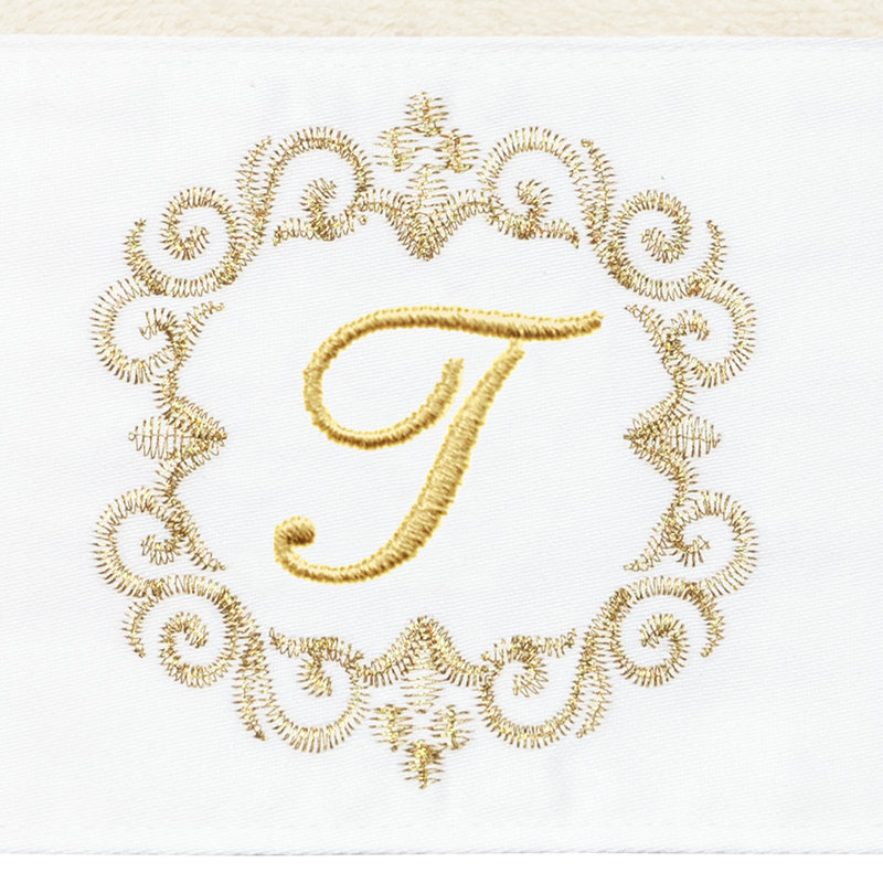 Winston Porter 100% Turkish Cotton MONICA 2PC Embellished Hand Towel Set, T