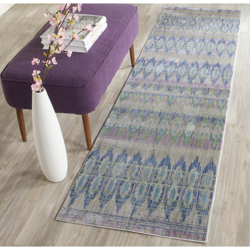 Tapis ikat Embrya Valencia Performance, Tapis de couloir 2 pi 3 po x 8 pi