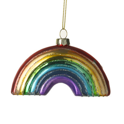 6cm Glass Hanging Figurine Ornament