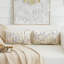 Housse de coussin décoratif 2 taies décoratives à motif de fleurs de lavande pour l'extérieur-112025604