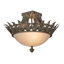 Hampton Glass Flush Mount