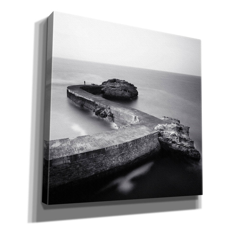 «The Fisherman» par Nina Paponcek, art mural sur toile, H 26 po x l 26 po
