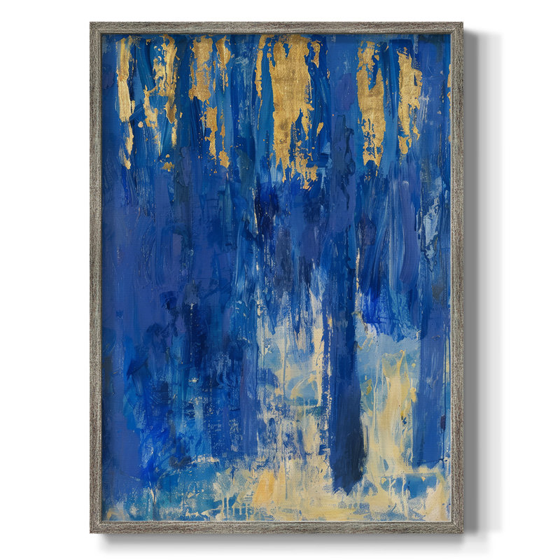 ABSTRACT Series X, reproduction encadrée - bois massif, H 15 po x l 12 po