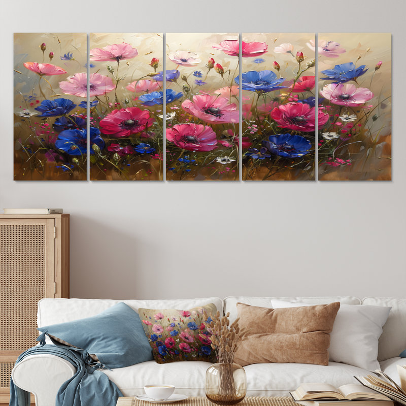 Ensemble d'art mural sur toile Sirine, H 28 po x l 60 po