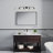 Metal Rectangle Mirror with Aluminum Frame, Bathroom Mirror with Resistant Glass-1301543974-1299815389