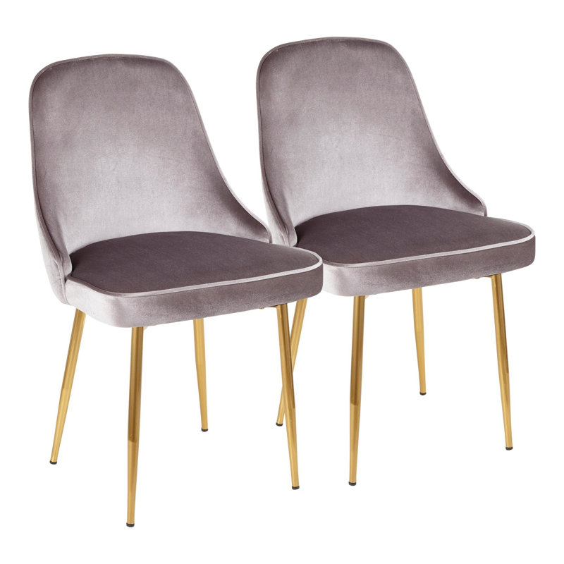 Chaise de salle à manger Marcel, Doré