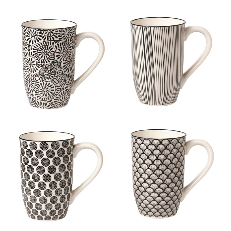 Soper 4 Piece Coffee Mug Set