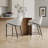 Krisslyn 26” Seat Height Upholstered Counter Stools With Metal Frame-112249832