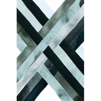 Watercolor Weave II - Wrapped Canvas Print