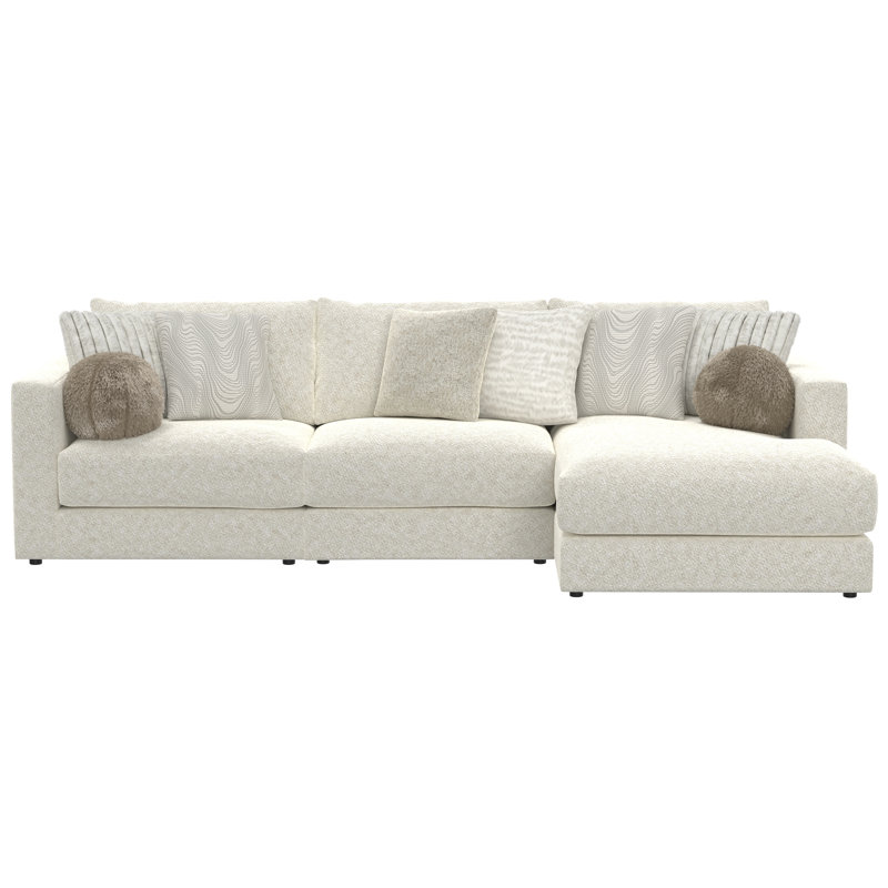 Ritzy Modular Sectional (Chaise), 39" H x 131" W x 72" D, Right Hand Facing