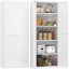 Buffet en métal, armoire de rangement, armoire de cuisine avec tablettes réglables pour la cuisine-78907277