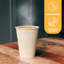 100% Compostable Disposable Coffee Cups [12Oz 80 Pack] Paper Cups Made From Bamboo, Eco-Friendly, Biodegradable Premium Party Cups, Natural Unbleached By Earth's Natural Alternative