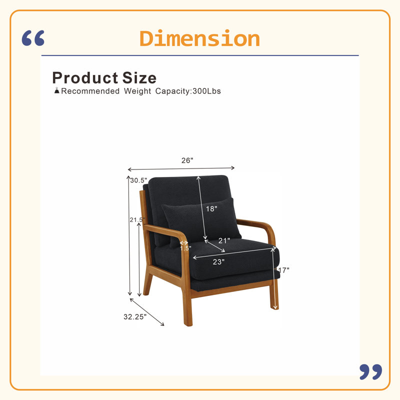Chaise longue en bois, Black