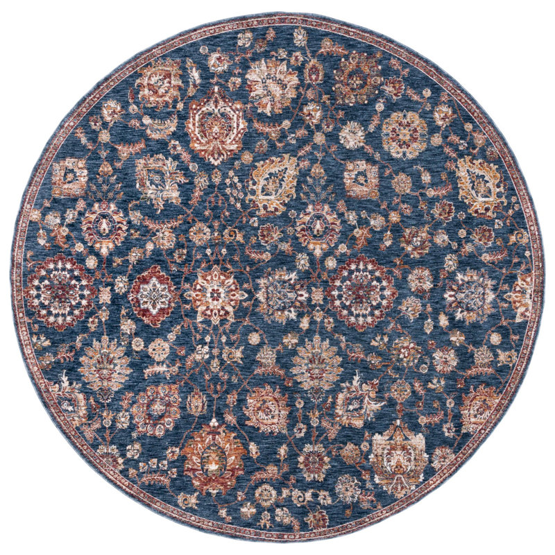 Lynex 700 Performance Southwestern Rug, Round 6'7"