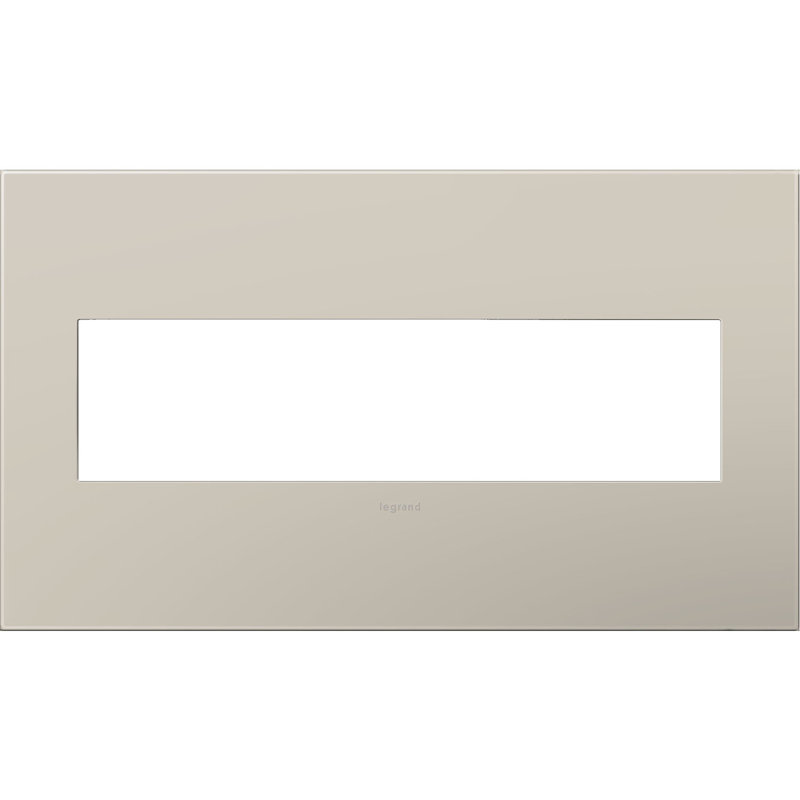 Adorne® 4 -Gang Rocker Wall Plate, Greige