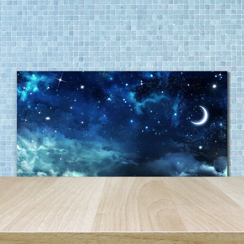 50cm W x 100cm L Glass Peel and Stick Panel