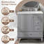 Meuble-lavabo simple 30 po avec comptoir-1134841117