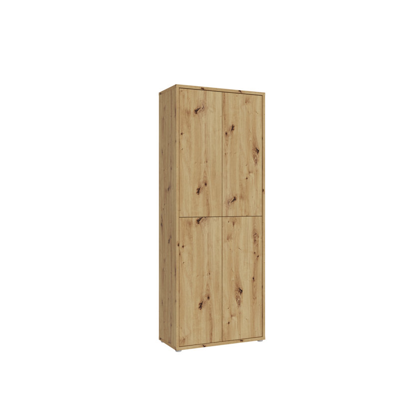 Chadwic 24 Pair Shoe Storage Cabinet, Artisan Oak