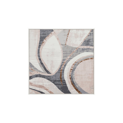 Machine Washable Beige Area Rug