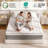 12'' Medium Pocket Spring Hybrid Memory Twin XL Mattress With Certipur-US Certified Foam,In A Box-467527755-467466532