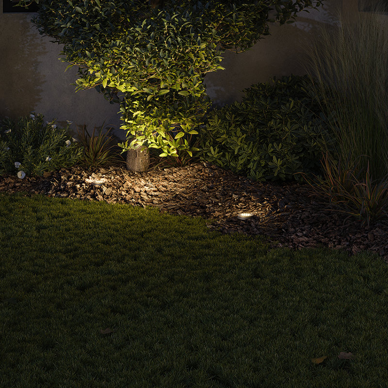 Hardy Island Low Voltage Hardwired Well Light