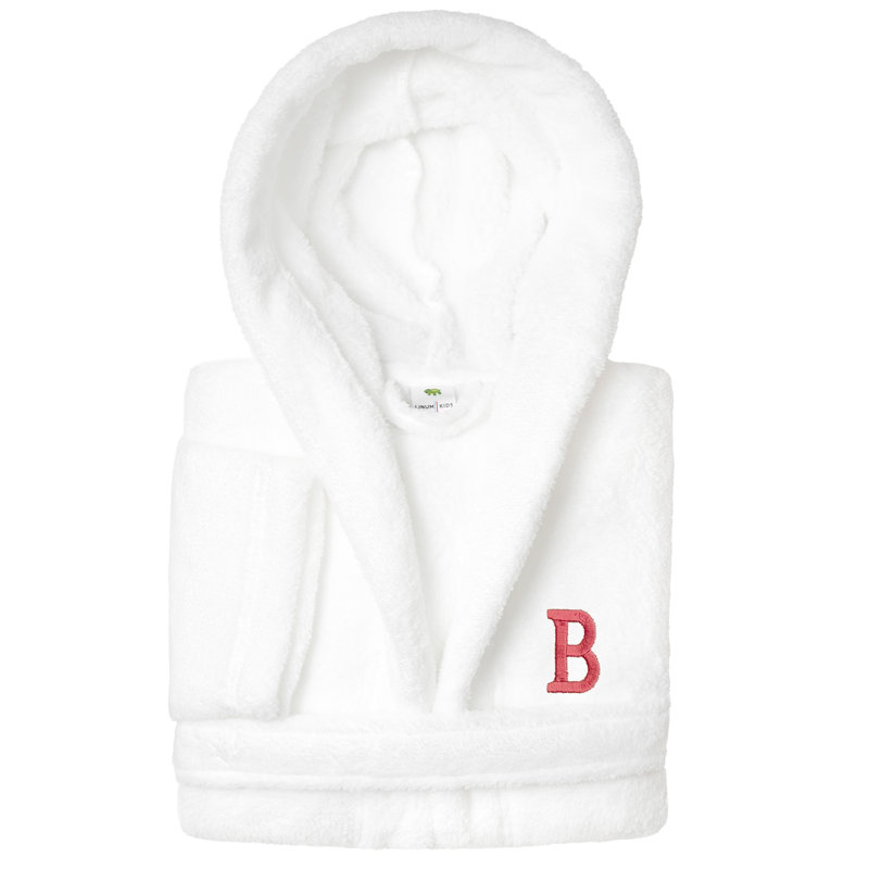 Peignoir à capuche double 100% polyester personnalisé, M, B, Rouge