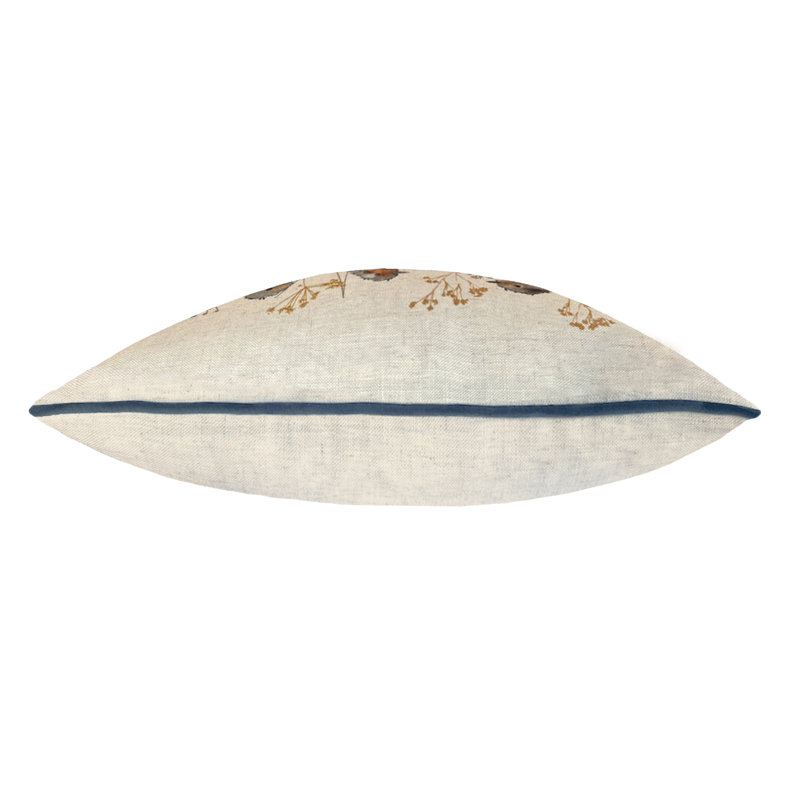 Robin Floral Rectangular Throw Pillow Cover