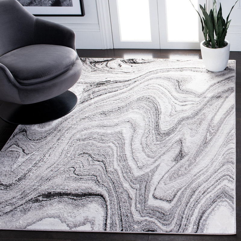 Dighton Performance Abstract Rug, Rectangle 8' x 10'