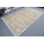 Grand tapis turc Oushak rétro avec un design orange moderne pour la décoration de la chambre à coucher