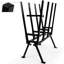 Dulce Steel Fireplace Grate