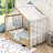 House Shape Floor Bed With Slats-1641711860-1641711858