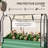 Metal Raised Garden Bed with Cover, Green-794493071
