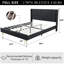 Base de lit tapissier avec tête de lit à oreilles Deeb-609195233-595781583