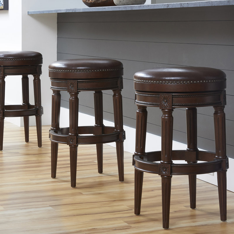 Chapman Swivel Barstool with Customizable Height