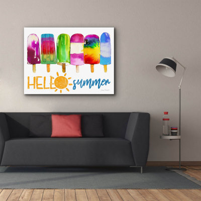 Tableau sur toile « Summer Fun C » de Jean Plout, 137 x 102 cm