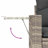  Garden Sofa Set Light Grey