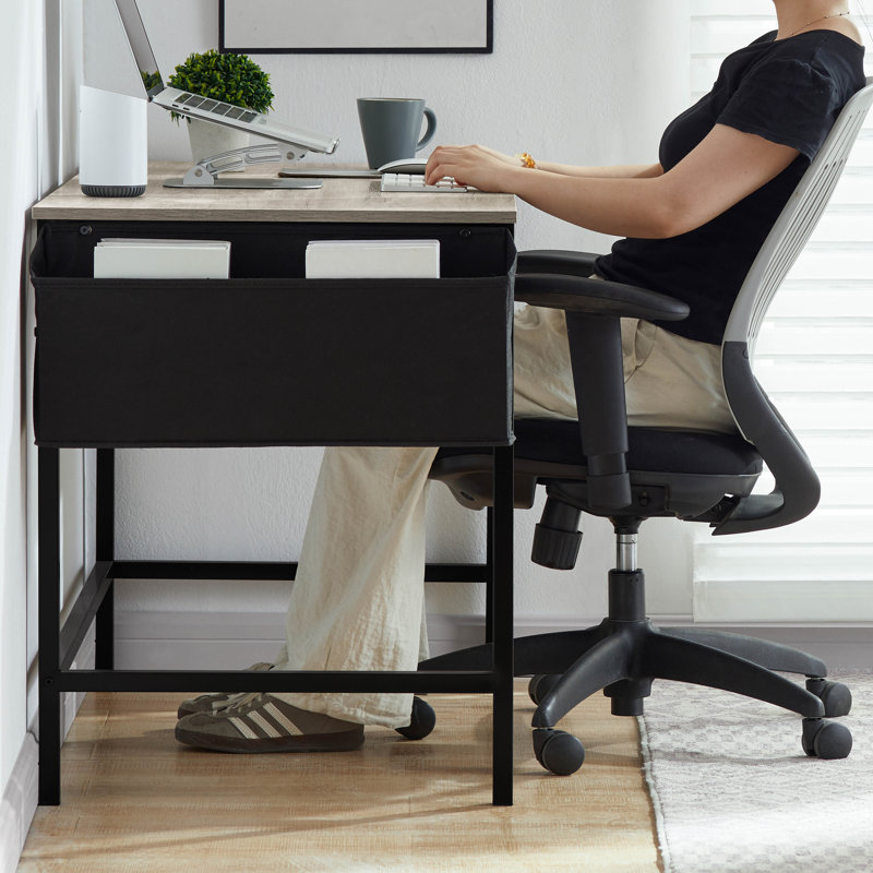 Bradwood Modular Iron Computer Desk, Grey