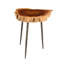 Makha Burled Wood End Table