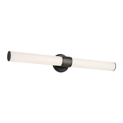 32" Bath Bar Large LED with White Glass