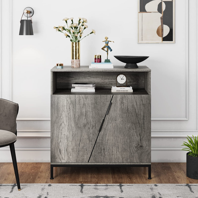 Armoire de rangement avec portes et armoire de rangement, Gris