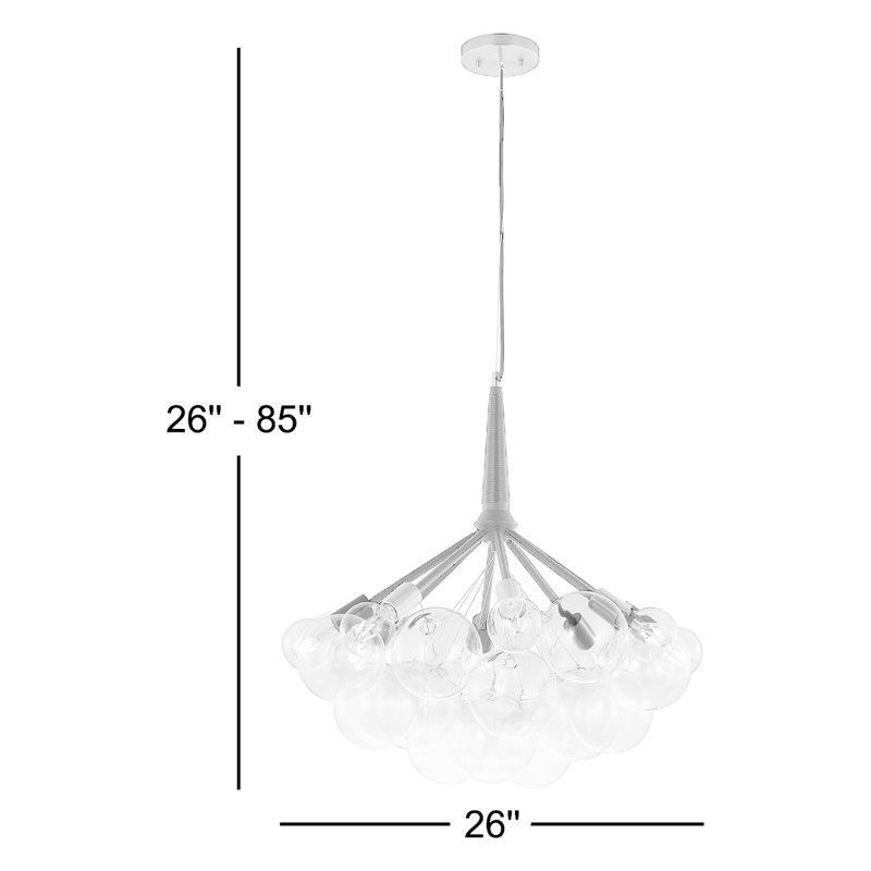 Farmersville 8 - Light Dimmable Chandelier