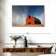 Lilie, vieille grange rouge en Alberta-107851467
