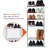 4-Tier Stackable Small Shoe Rack, Lightweight Shoe Shelf Storage Organizer For Entryway, Hallway And Closet-860216151-860216136