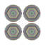 Hex Dylan Vegan Leather Round Coasters