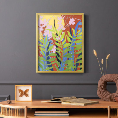 «Bold Bright & Wild II», reproduction encadrée - bois massif