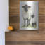 Art mural en métal «Sheep» par Leslie Trimbach, 12 po x 16 po-2006840327