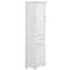 Grande armoire de rangement pour salle de bain, armoire de rangement autoportante avec deux tiroirs de taille différente et tablette réglable-1158251773-1166308814