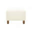 Repose-pieds confortable, blanc